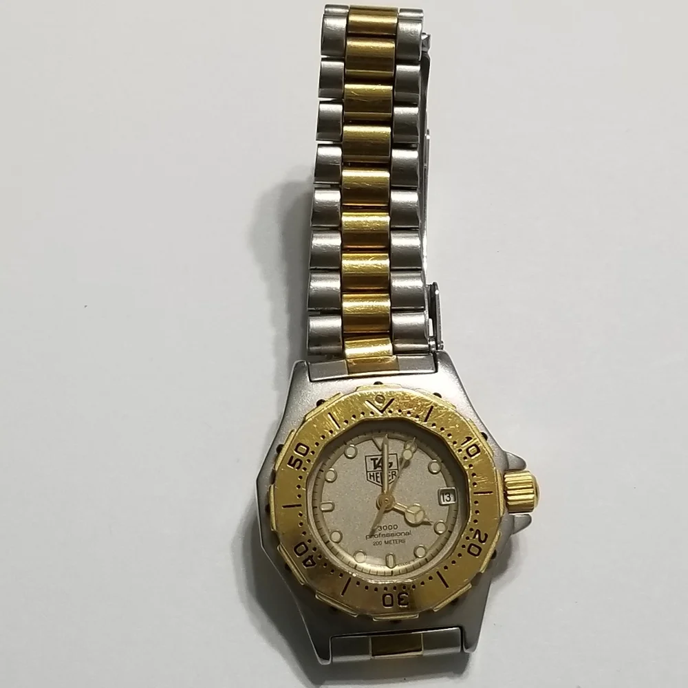 Authentic Tag Heuer two tone Swiss made watch. - Picture 12 of 16
